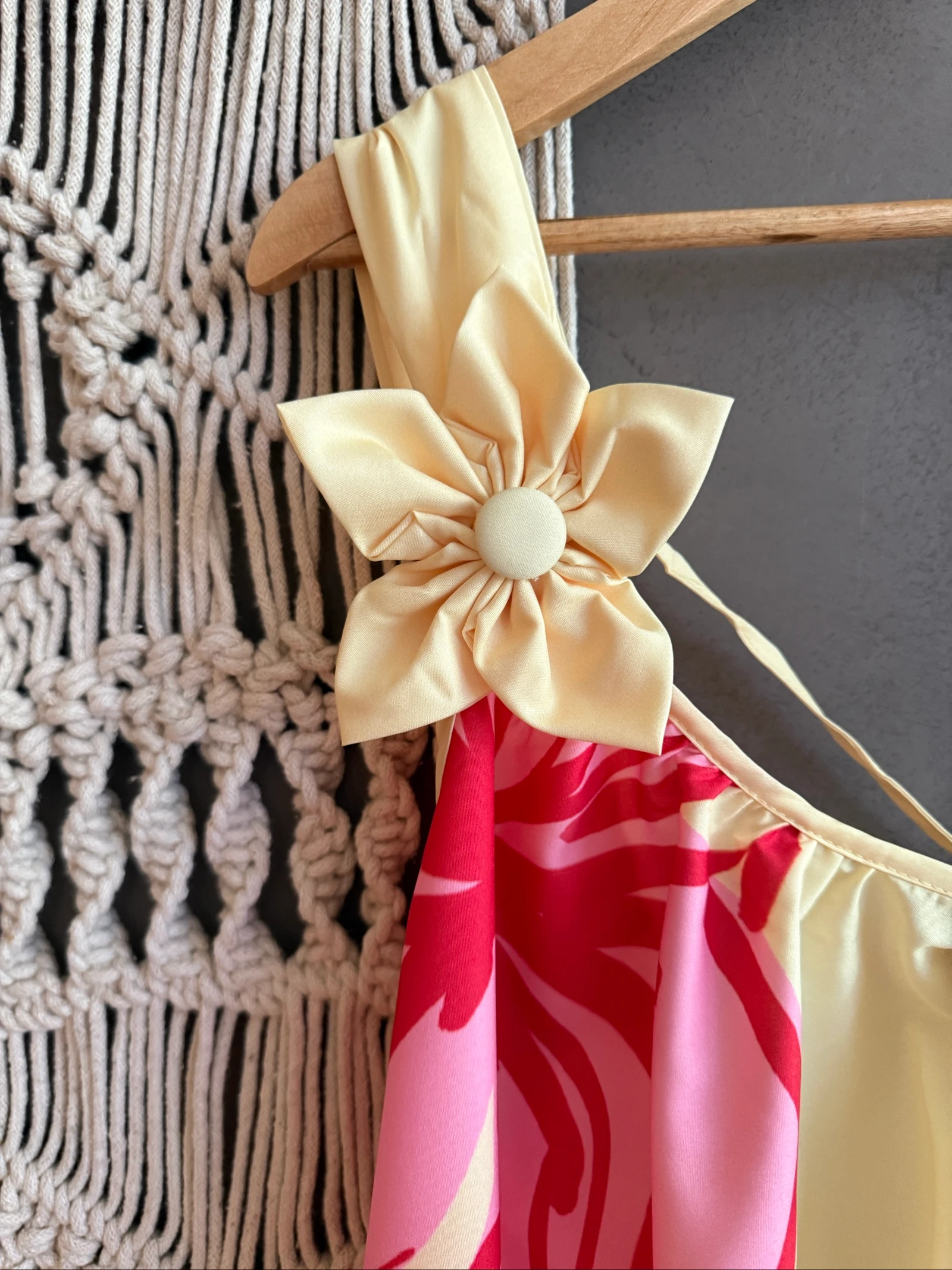 Robe taille 50 d’été exotique grosses fleurs  – photo 4